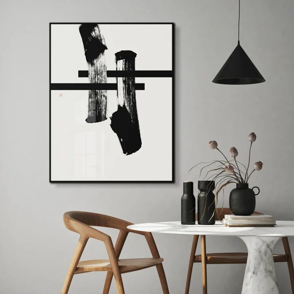 Abstract Brushstroke Elegance