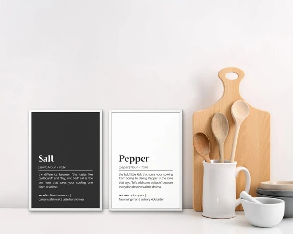 Monochrome Definition Wall Art