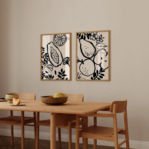 Modern Abstract Kitchen Wall Art
