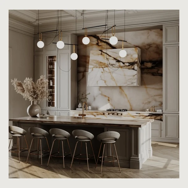 Luxe Marble Meets Modern Minimalism