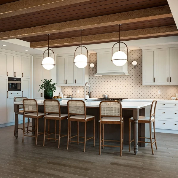 Warm Wood Meets Modern Elegance