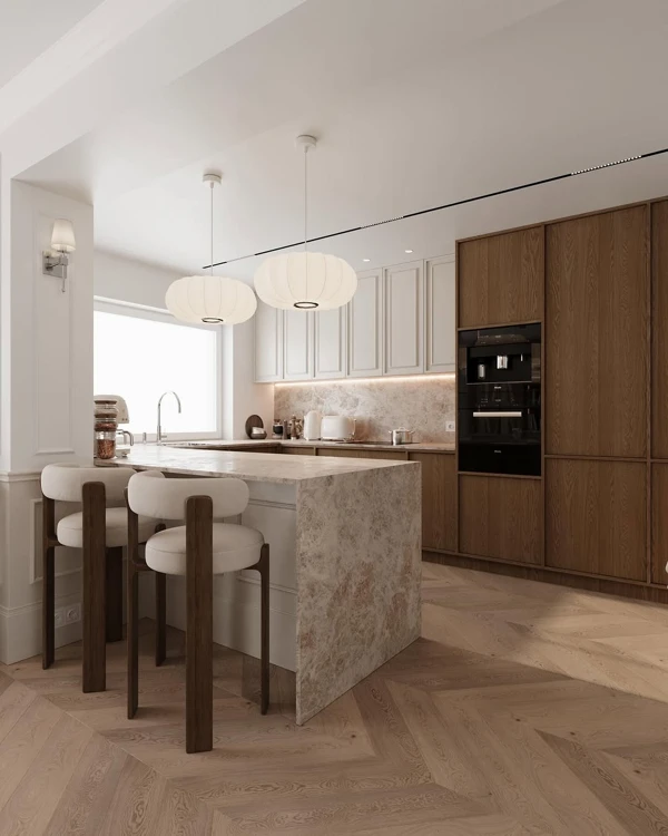 Warm Wood Meets Modern Minimalism