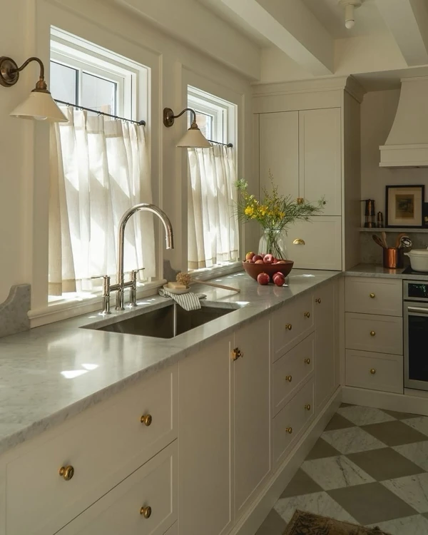 Cream Cabinetry Meets Natural Light