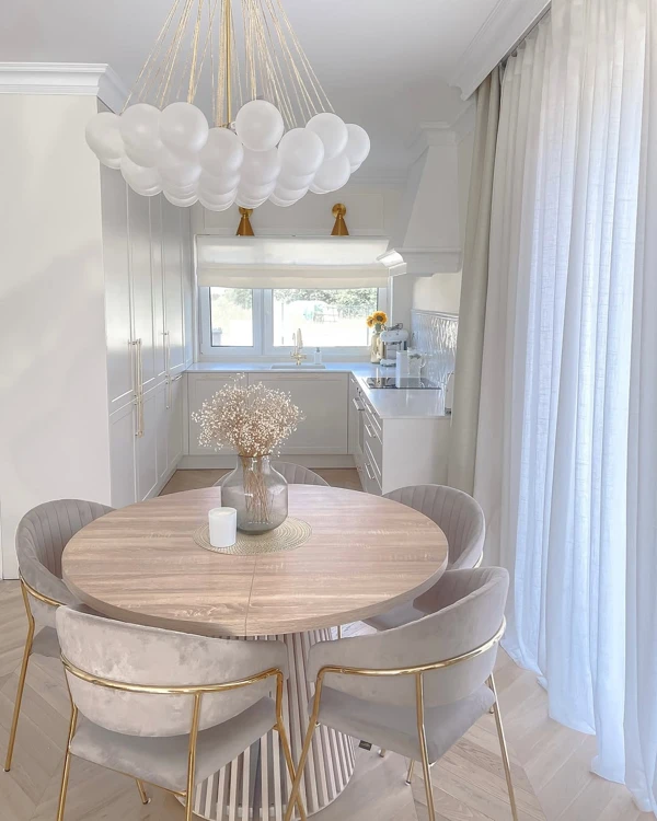 Soft Glam Meets Timeless Kitchen Design