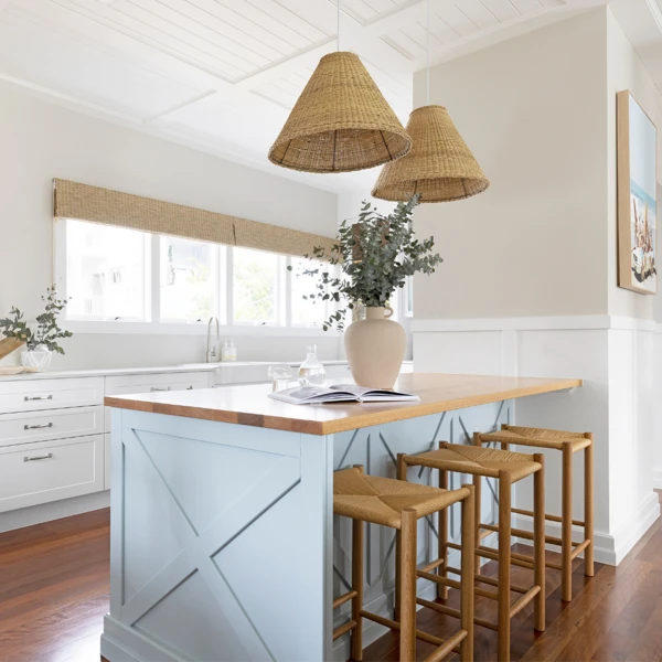 Woven Pendants Define Coastal Style