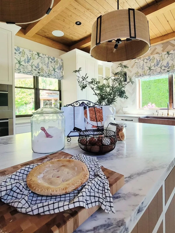 Marble Counters with Farmhouse Charm