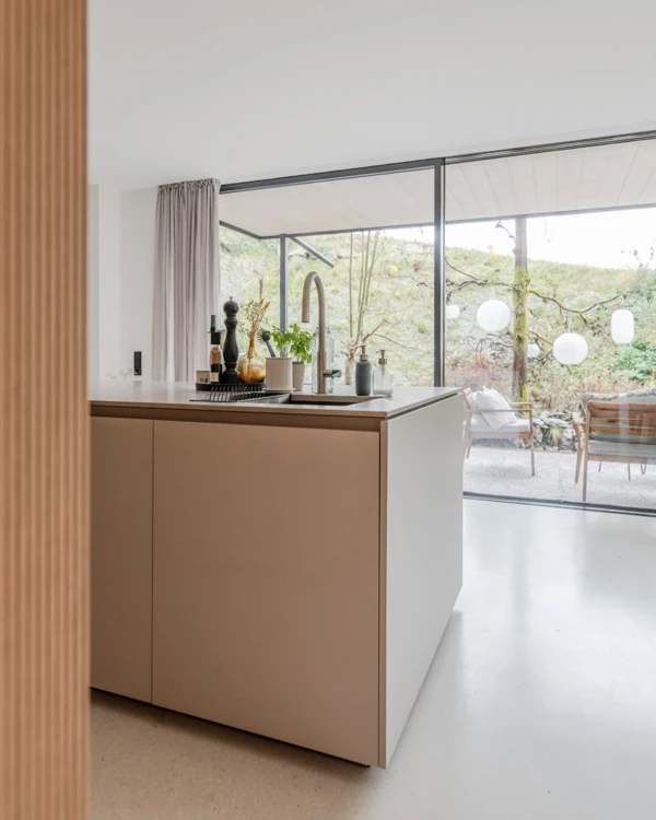 modern gray kitchen