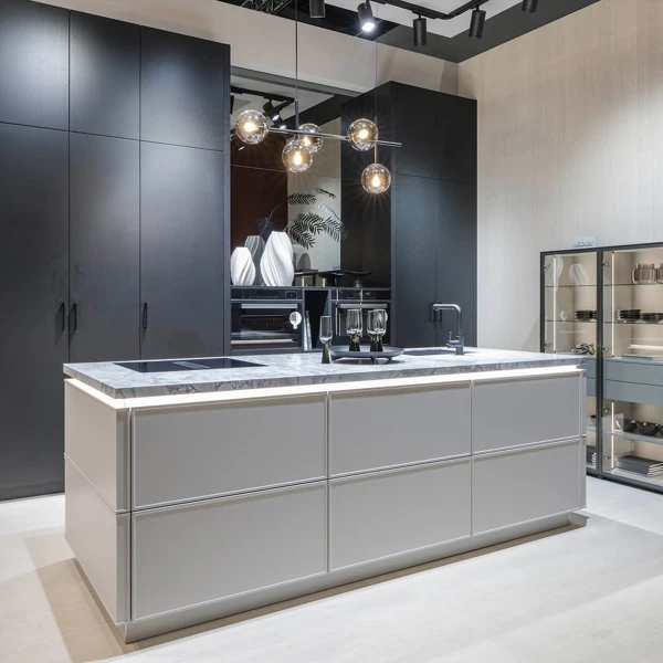 Sophisticated Gray with Pendant Lighting