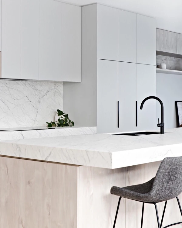 Marble Luxury with Minimalist White Design