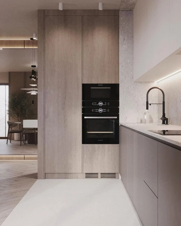 Black Appliances Define Neutral Luxury