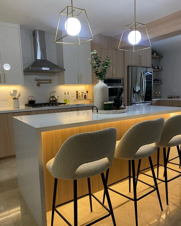Warm Wood Panels With Modern Comfort