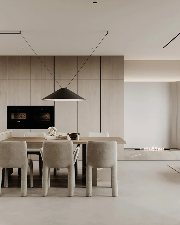 Sculptural Pendant Lighting Defines Spaces