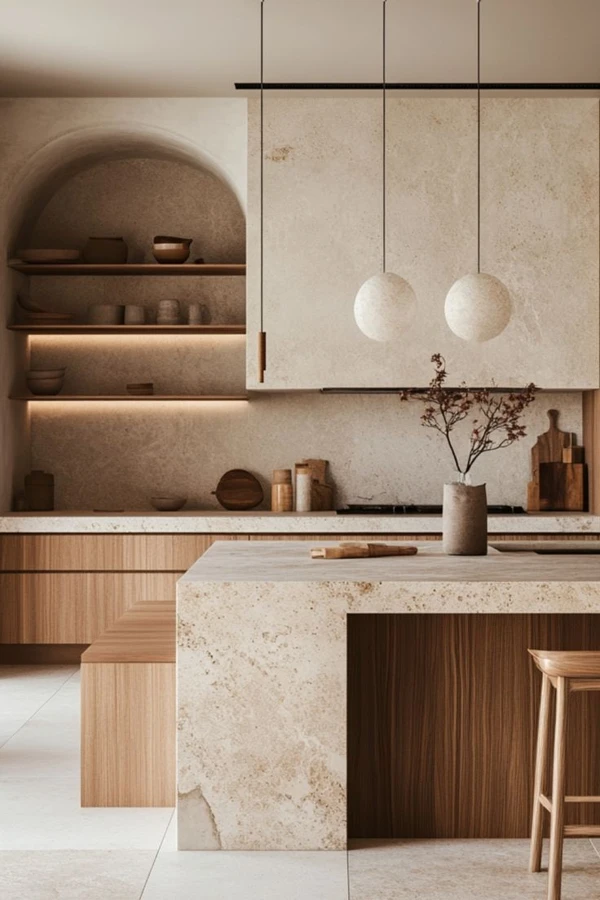 organic modern kitchen