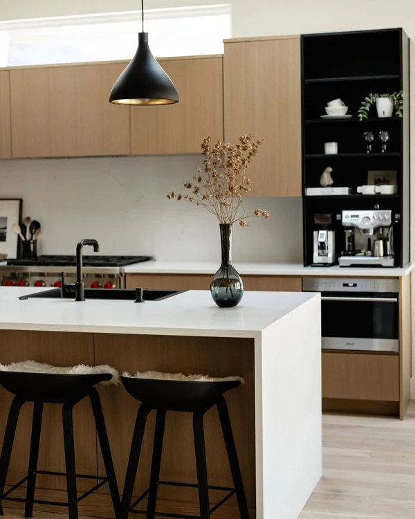 organic modern kitchen
