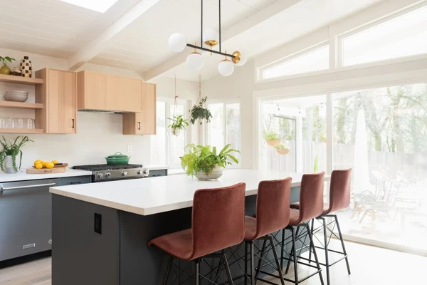 organic modern kitchen