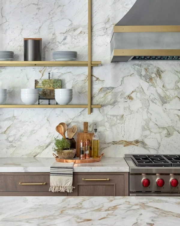 Marble Walls Elevate Your Kitchen