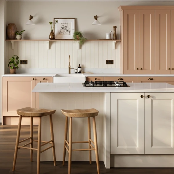 terracotta kitchen wall
