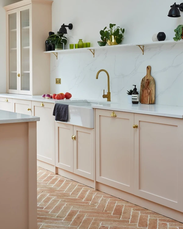 terracotta kitchen wall