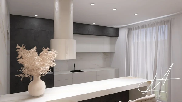 Minimalist Black and Cream Elegance