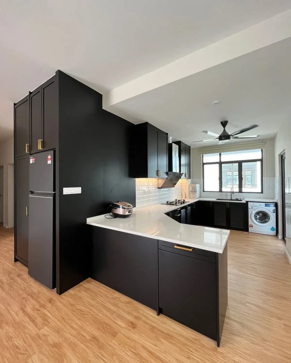 Black kitchen cabinet ideas