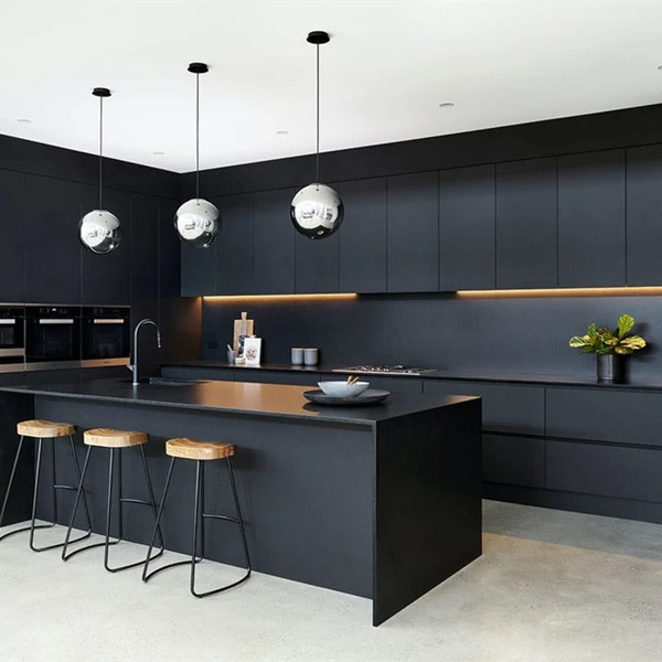 black kitchen cabinet ideas