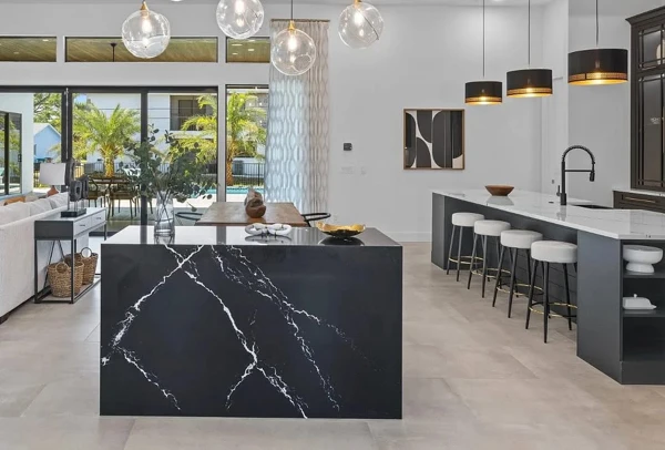 Marble Veining Statement Island