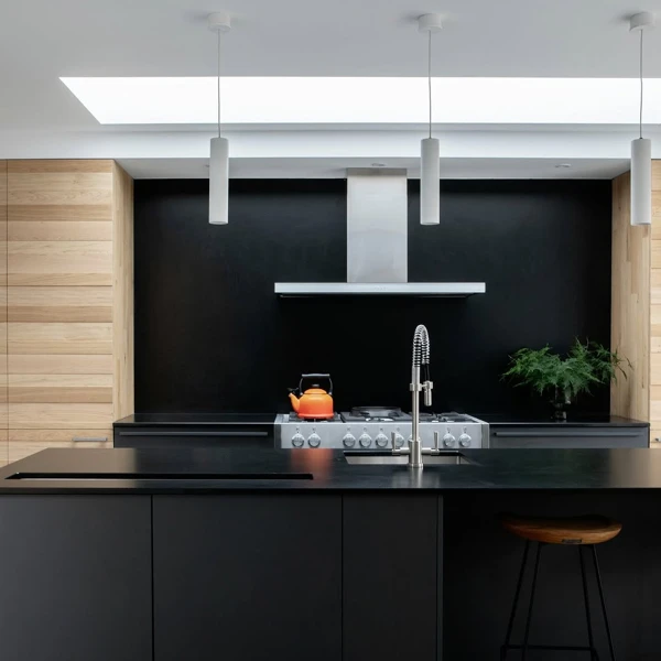 black kitchen countertop ideas