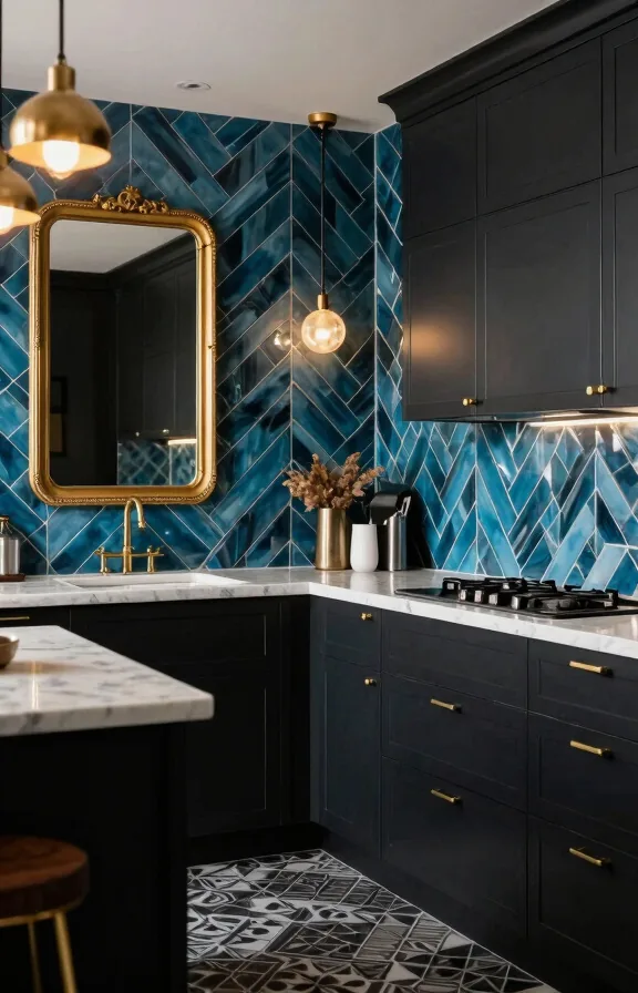 Art Deco kitchen space