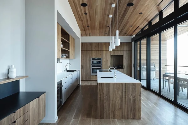 rustic modern kitchen
