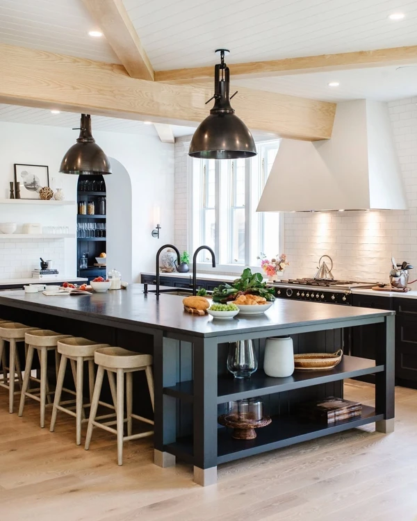 rustic modern kitchen