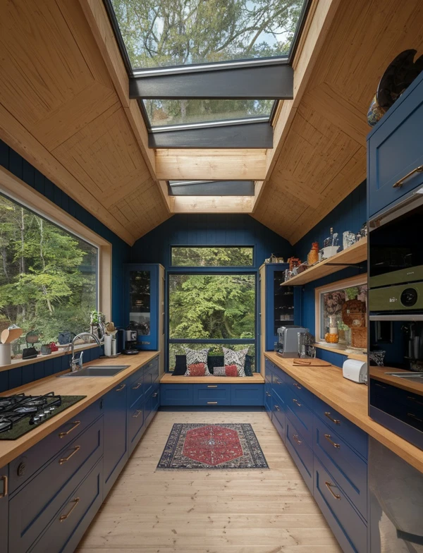 rustic modern kitchen