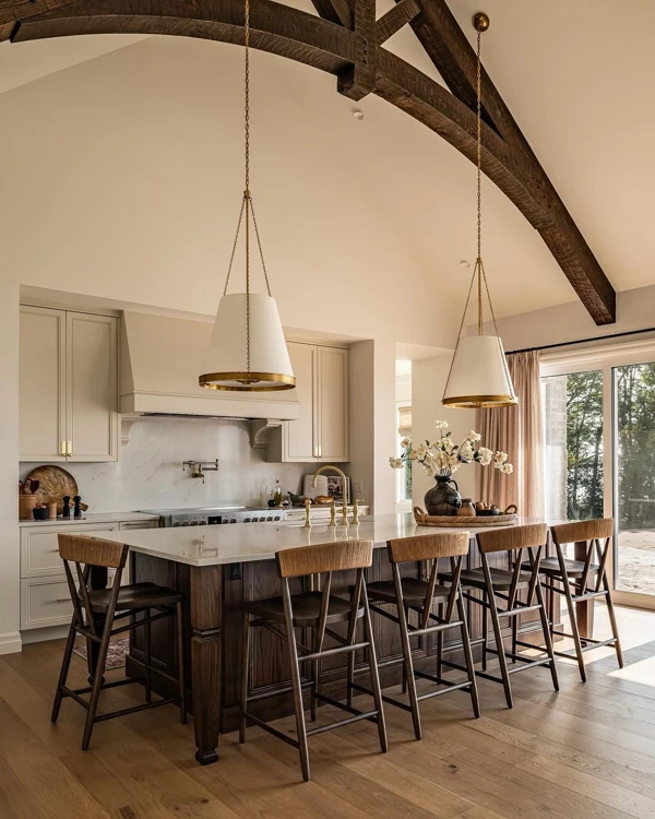 rustic modern kitchen