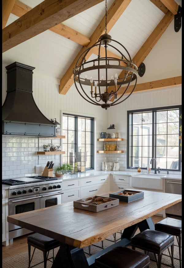 Spherical Pendants Define Drama