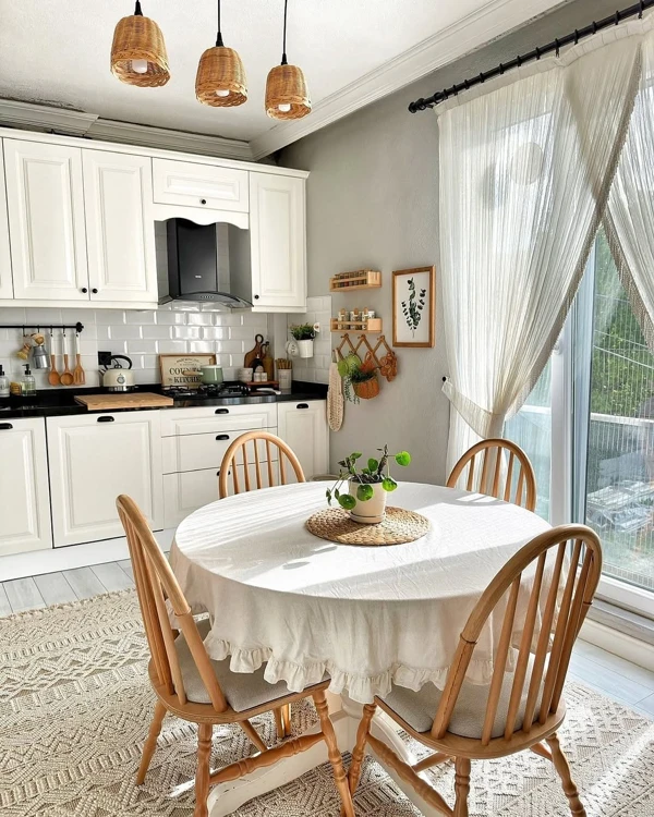 Woven Pendants Light Your Kitchen