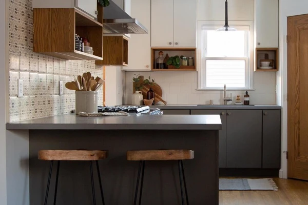 rustic modern kitchen