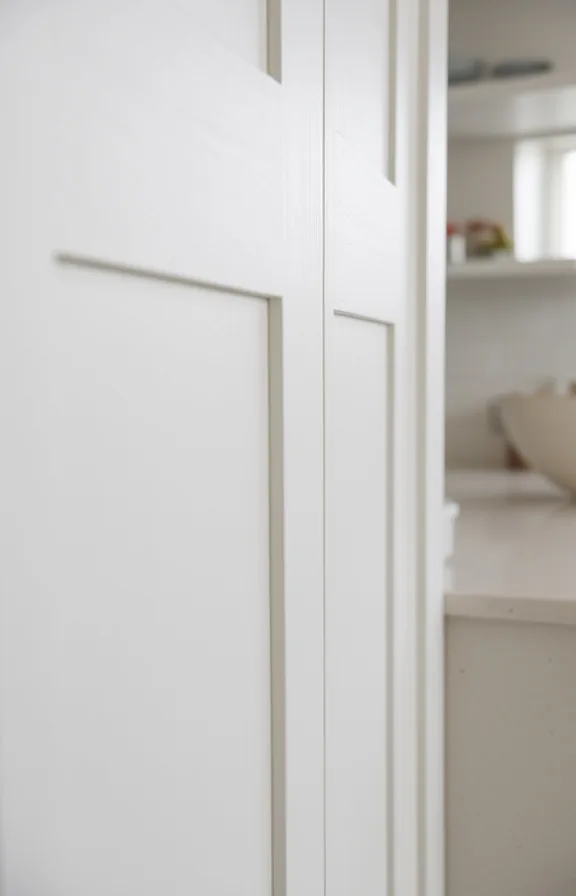 showing the smooth finish and bright white color