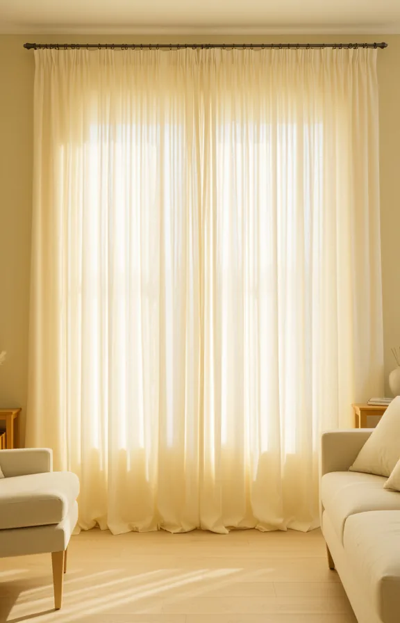 soft morning light diffusing through the fabric