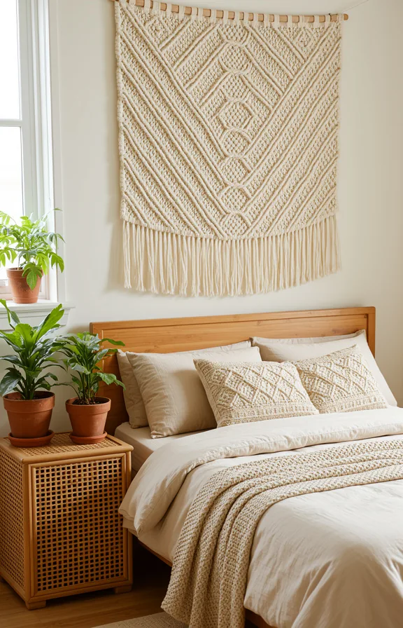 boho bedroom renters no paint looks expensive 16