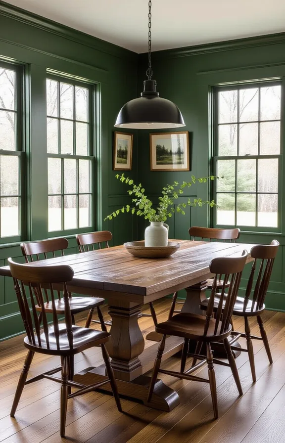 chunky rustic reclaimed wood farmhouse table small dining