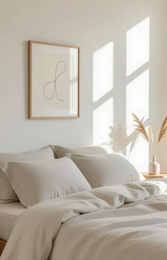 Medium shot slim wooden picture rail leaning against