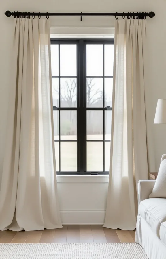 Sailcloth Curtain Living