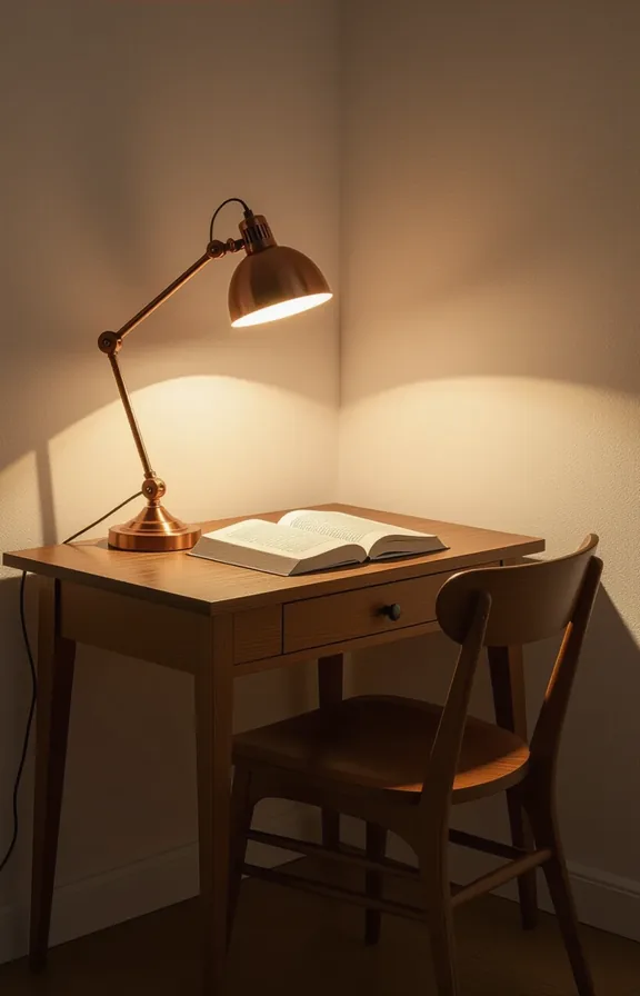 Copper Task Lamp Desk