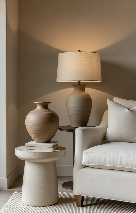 Ceramic Vase Light Niche