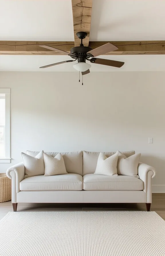 the ceiling small living room featuring one exposed