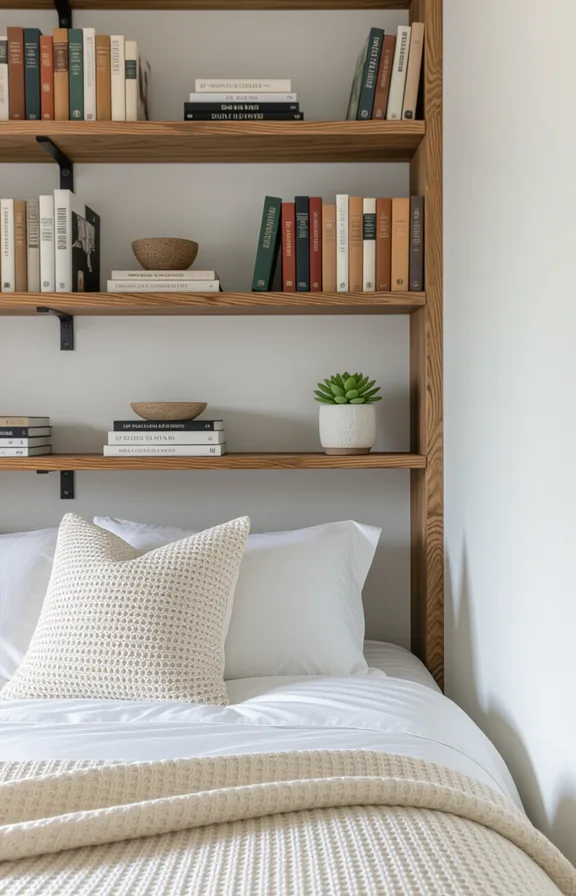 the head bed studio with low wide freestanding