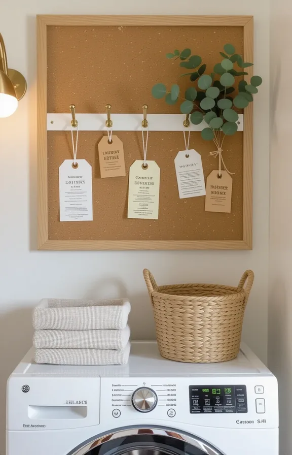 vertical small laundry area. The backsplash large framed