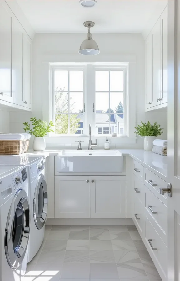 Medium shot seamless bright white solid surface countertop
