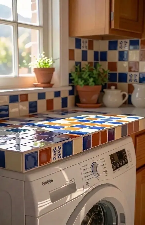 laundry room countertop inspo 13