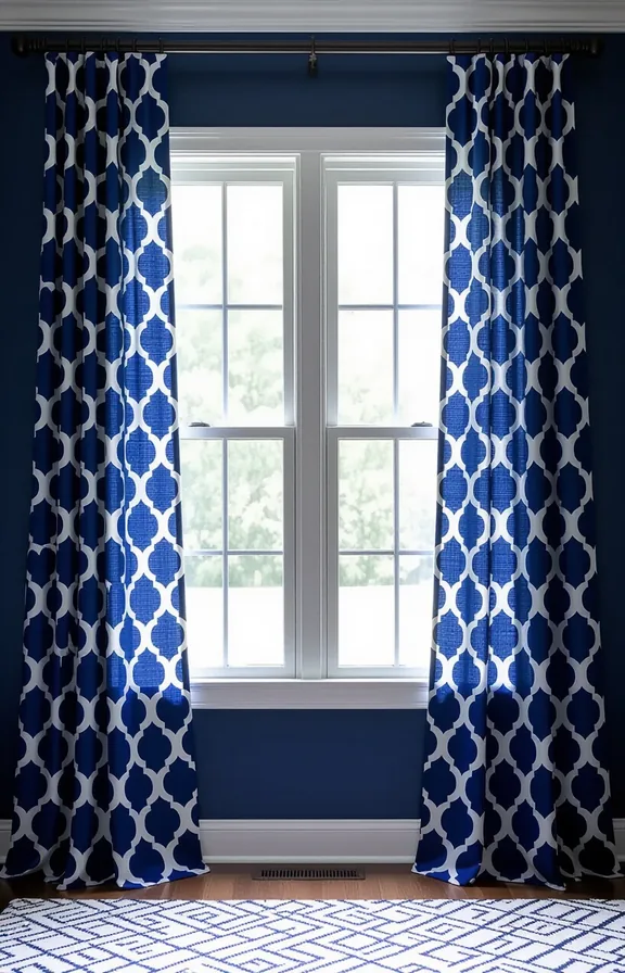 medium shot eye-level view bedroom window. The walls